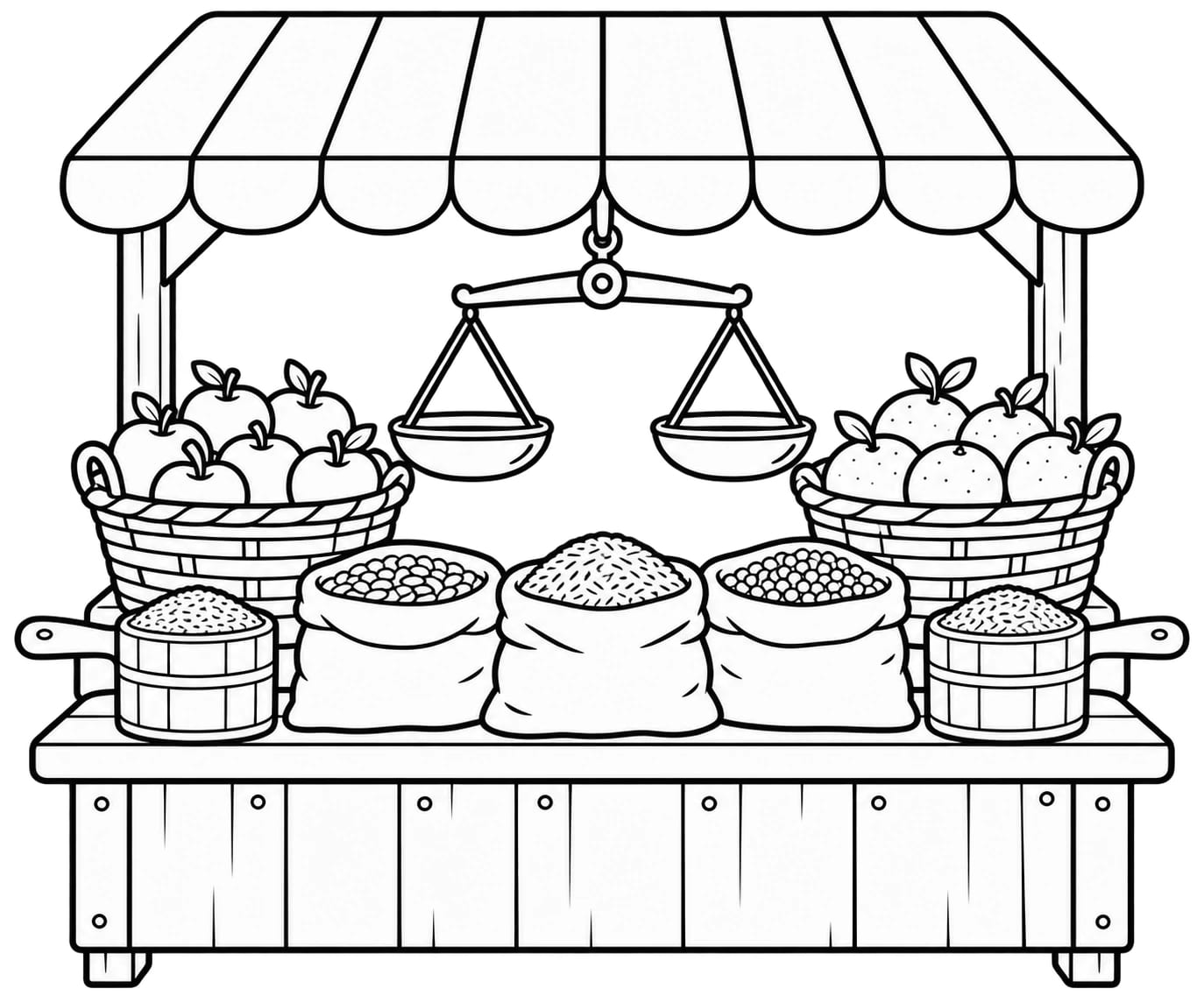 Colouring picture for Surah Al-Mutaffifeen