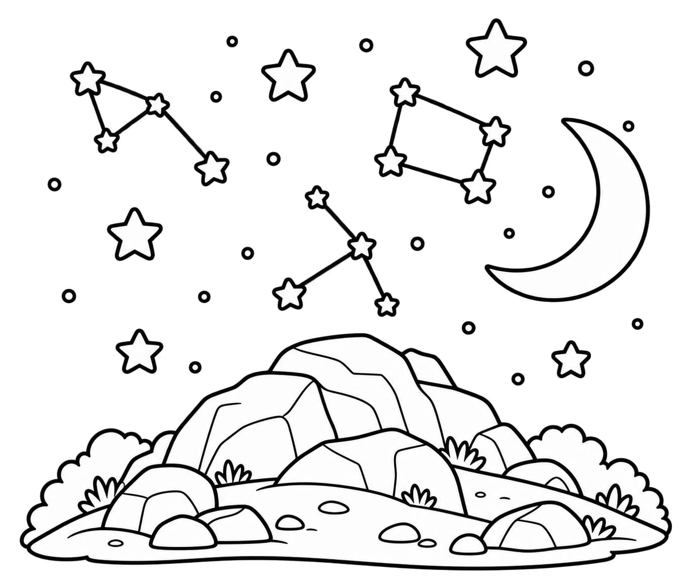 Colouring picture for Surah Al-Burooj