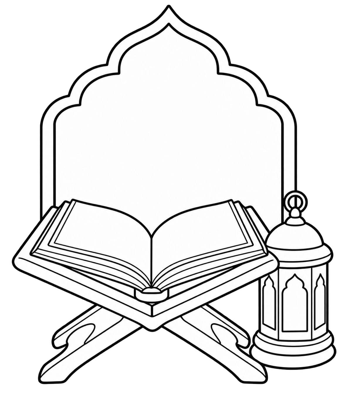 Colouring picture for Surah Al-Bayyinah
