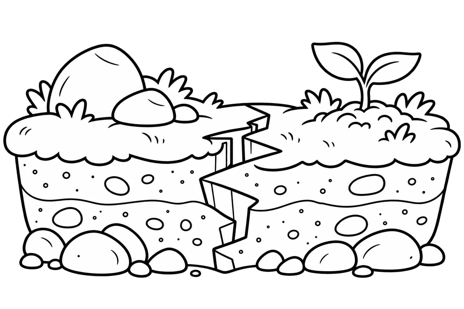 Colouring picture for Surah Az-Zalzala
