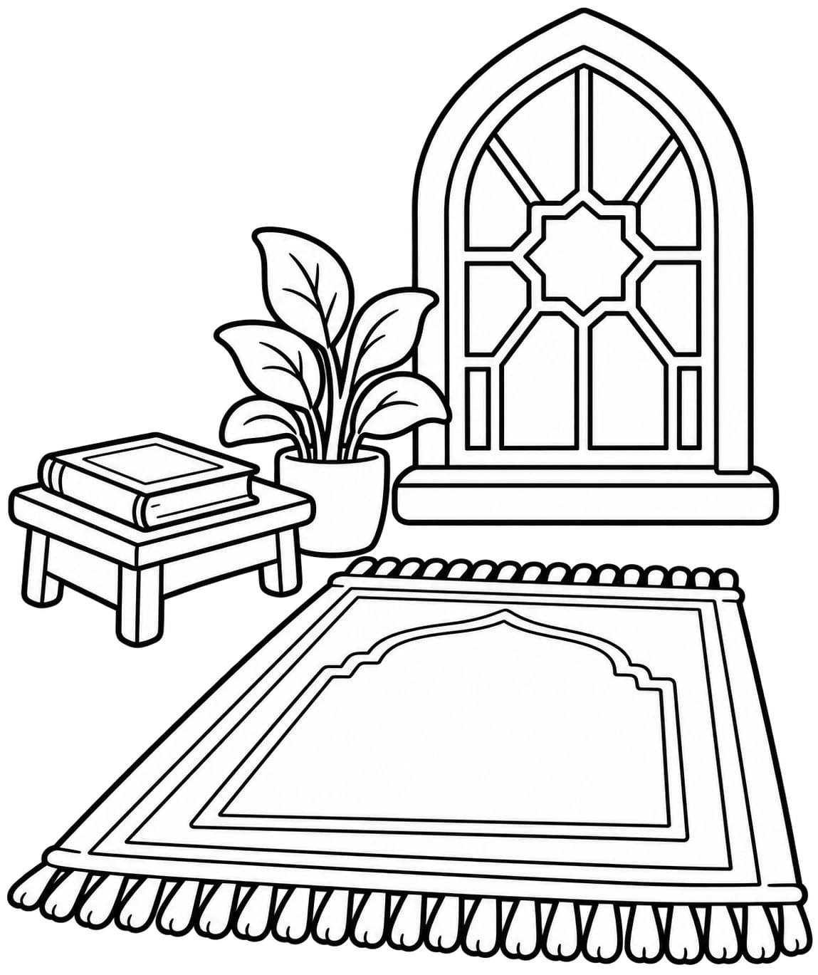 Colouring picture for Surah Al-Kafiroun