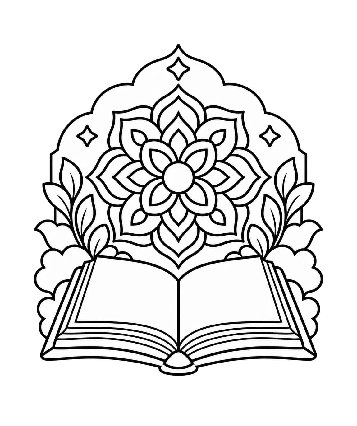 Colouring picture for Surah Al-Ikhlas